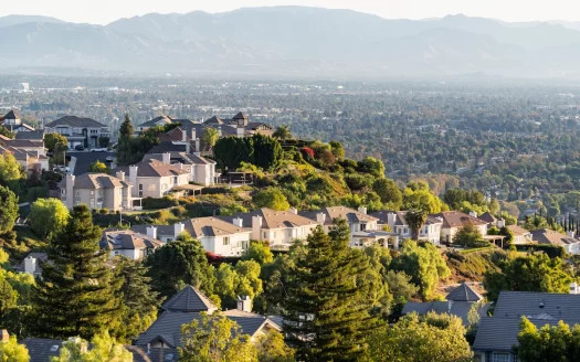 The San Fernando Valley located in Los Angeles County